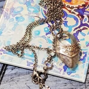 Lucky vintage‎ distressed necklace